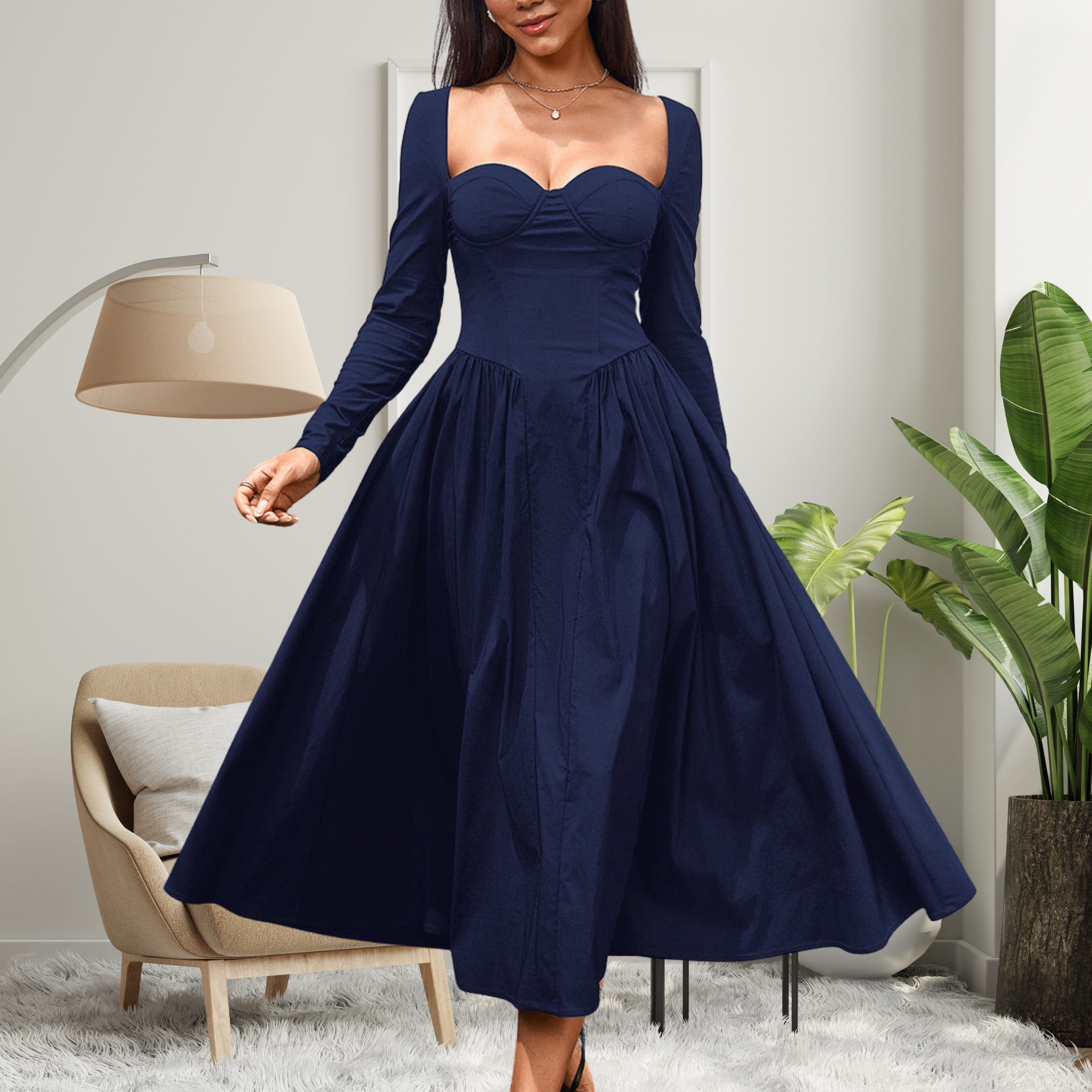 Blue / UK 6 (XS)
