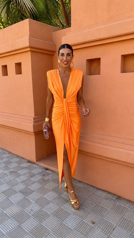Selena | Draped Evening Dress