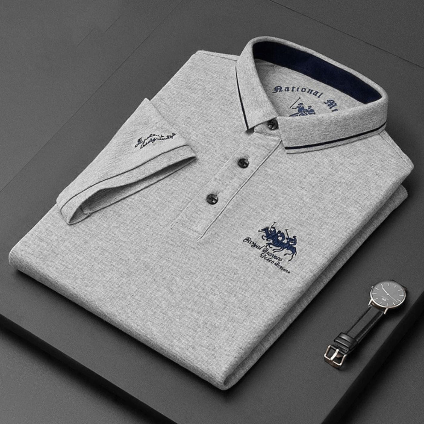 Christophe | Stylish Button-Up Everyday Polo