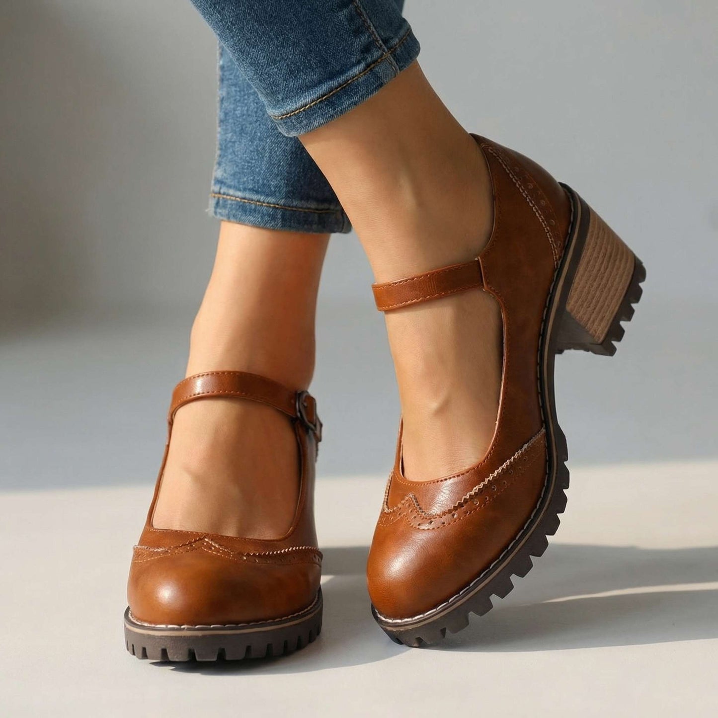 Ashley – T-Strap Mary Jane Heels