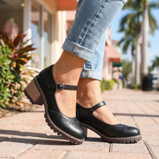 Marie – T-Strap Mary Jane Heels