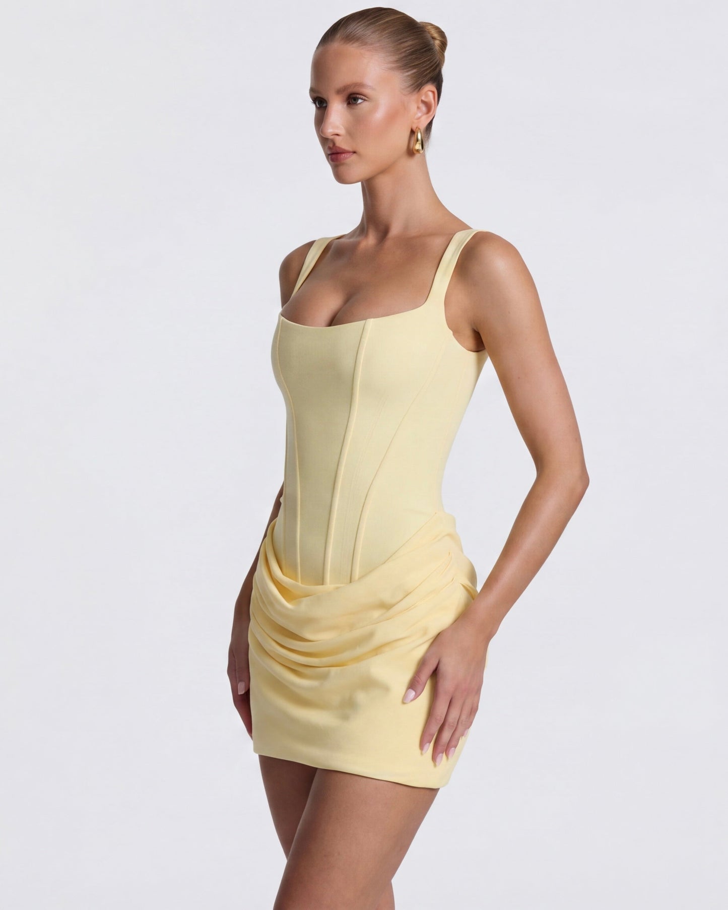 Hazel | Draped Corset Mini Dress