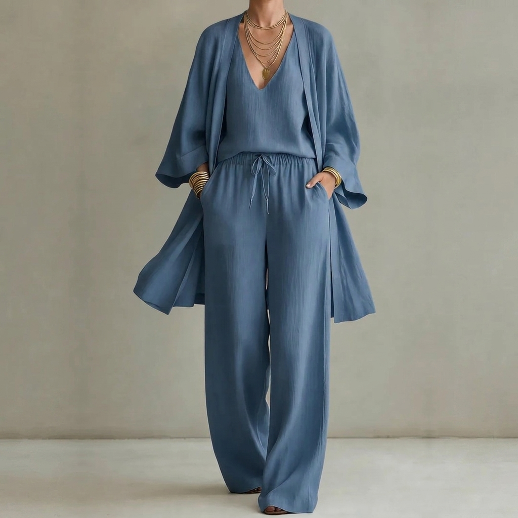 Charlotte™ | 3-piece Linen Look Set