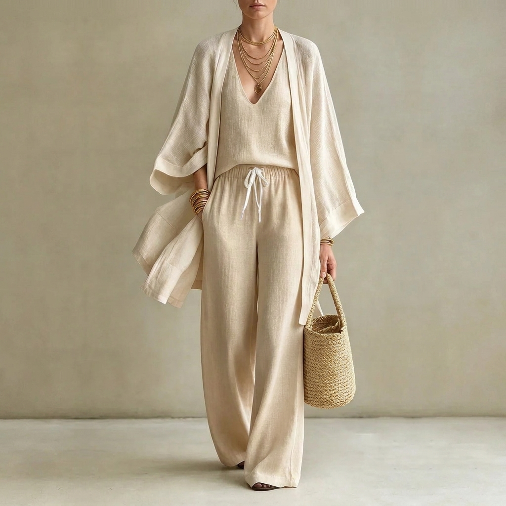 Charlotte™ | 3-piece Linen Look Set