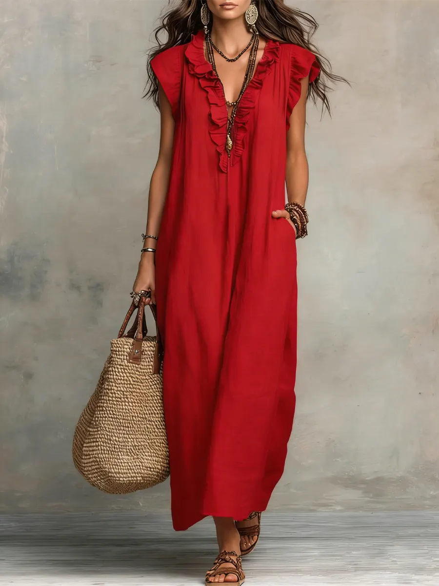 Nancy | Bohemian Maxi Dress