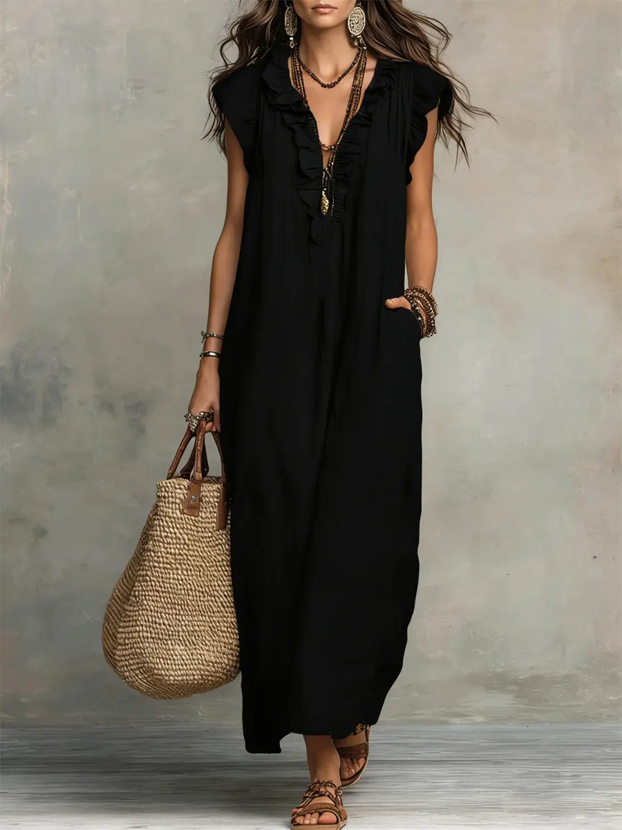 Nancy | Bohemian Maxi Dress