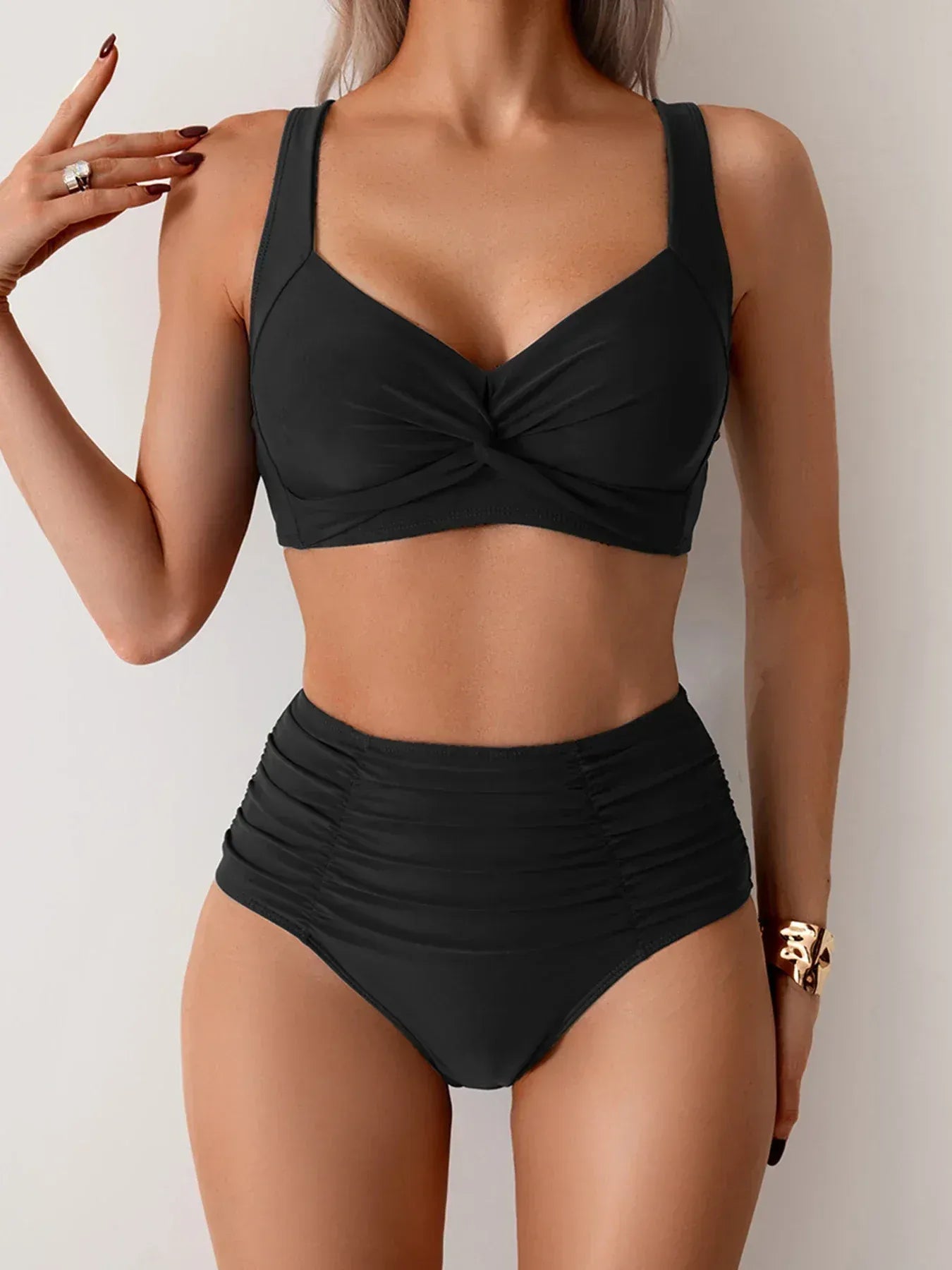 DELACROIX | Sofia High-Waisted Shaping Bikini