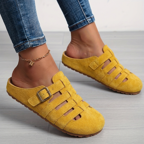Sharon – Comfort Slip-On Mule Sandals